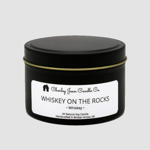 Charley Jean Candle Co. - Whiskey on the Rocks (8oz)