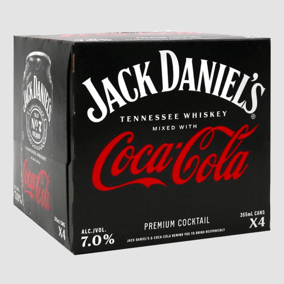 Jack Daniel's - Whiskey & Coke (4-pack)
