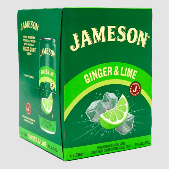 Jameson Ginger & Lime Cocktail (4-pack)