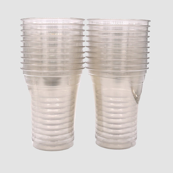 16oz Clear Plastic Cups (Set of 20)