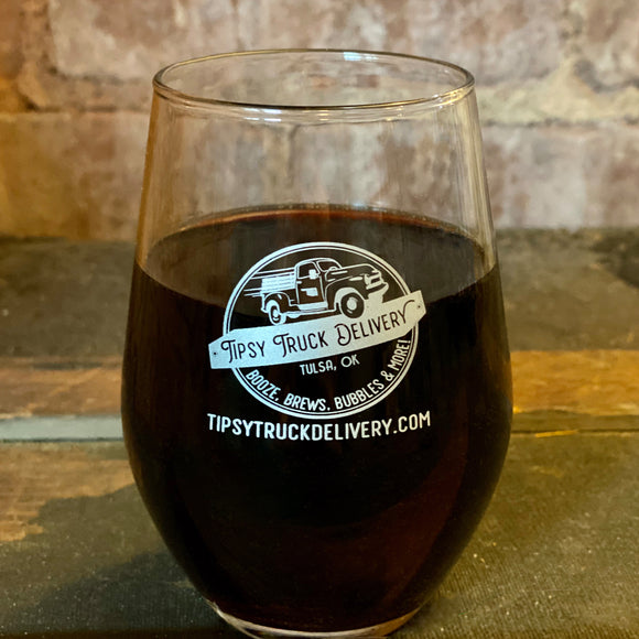 Tipsy Truck Wine Glass