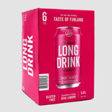 Long Drink Gin & Soda - Cranberry (6-pack)