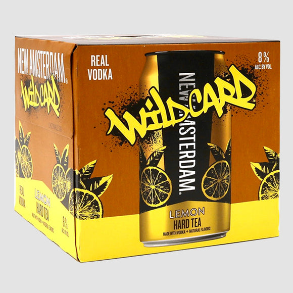 New Amsterdam Wild Card Vodka Lemon Hard Tea (4-pack)