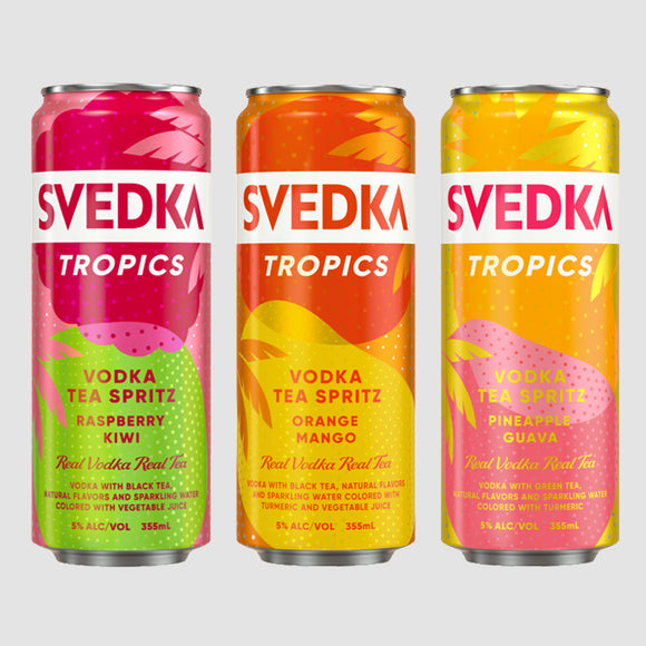 Svedka Tropics Vodka Tea Variety Pack (8-pack)